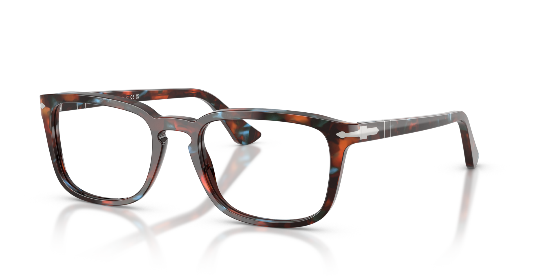 persol-po3382v-brille-soft-rechteckig-mit-keyhole-steg image 1