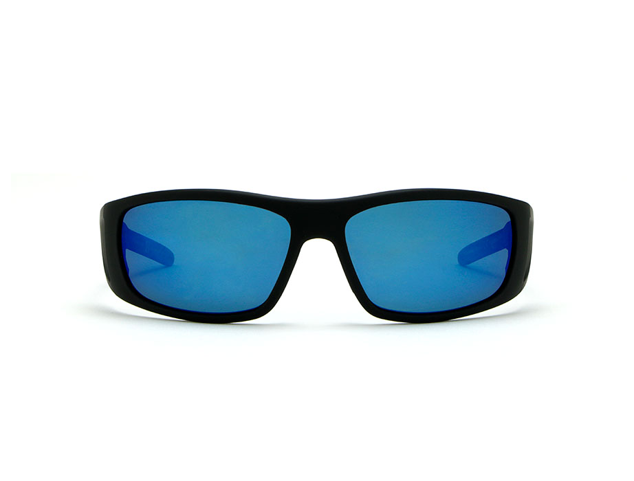 l-g-r-base8-sonnenbrille-black-matt-blue-mirror-polarized image 1