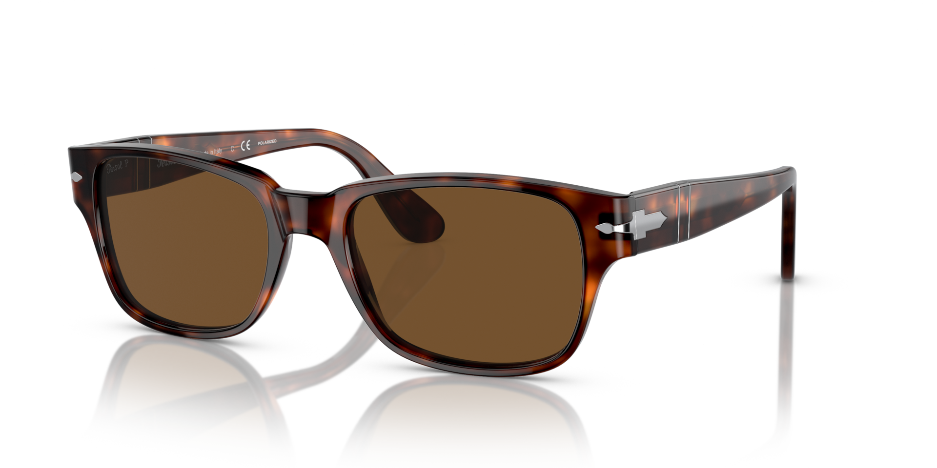 persol-po3288s-sonnenbrille-rechteckig-havanna image 1
