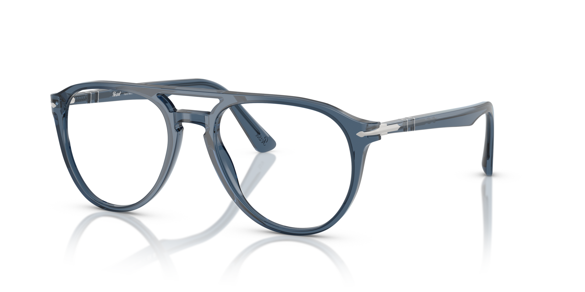 persol-po3160v-brille-pilotenform-mit-doppelsteg-aus-acetat image 1