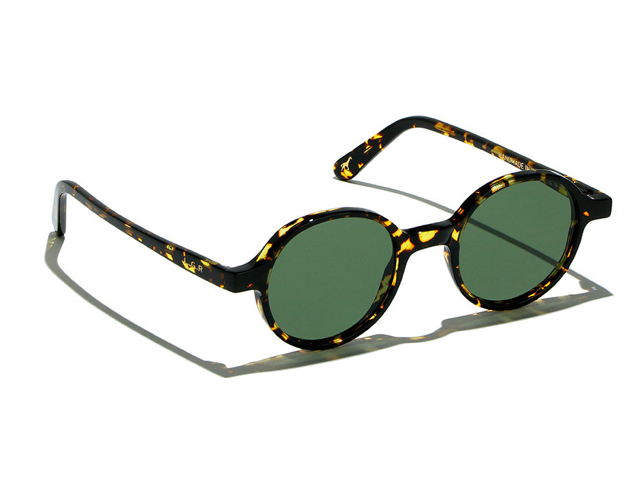l-g-r-reunion-sonnenbrille-havana-scuro-flat-green-g15 image 2