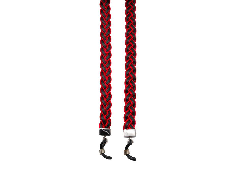 l-g-r-brillenkette-leder-black-red-leather image 2